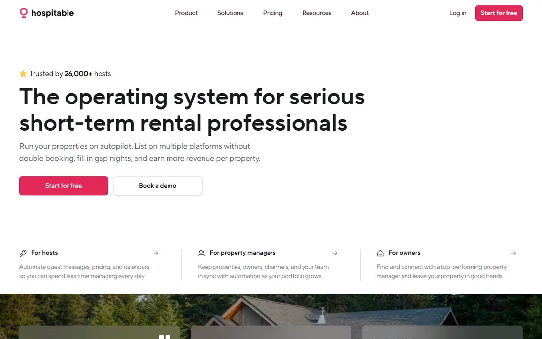 Hospitable website
