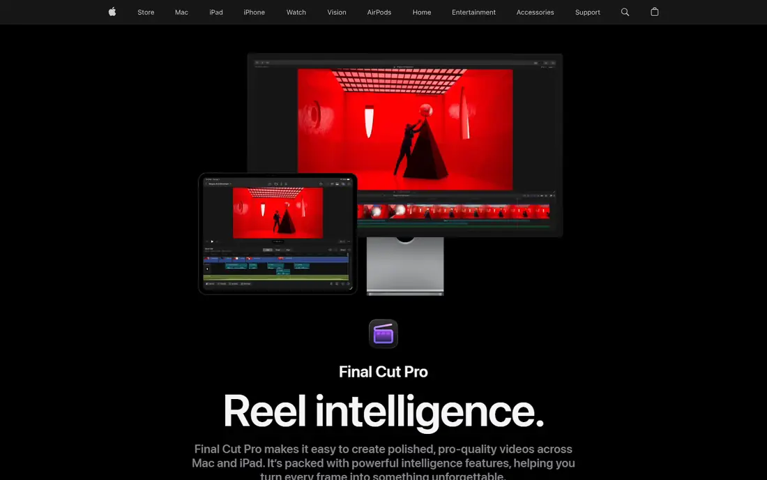 Final Cut Pro website