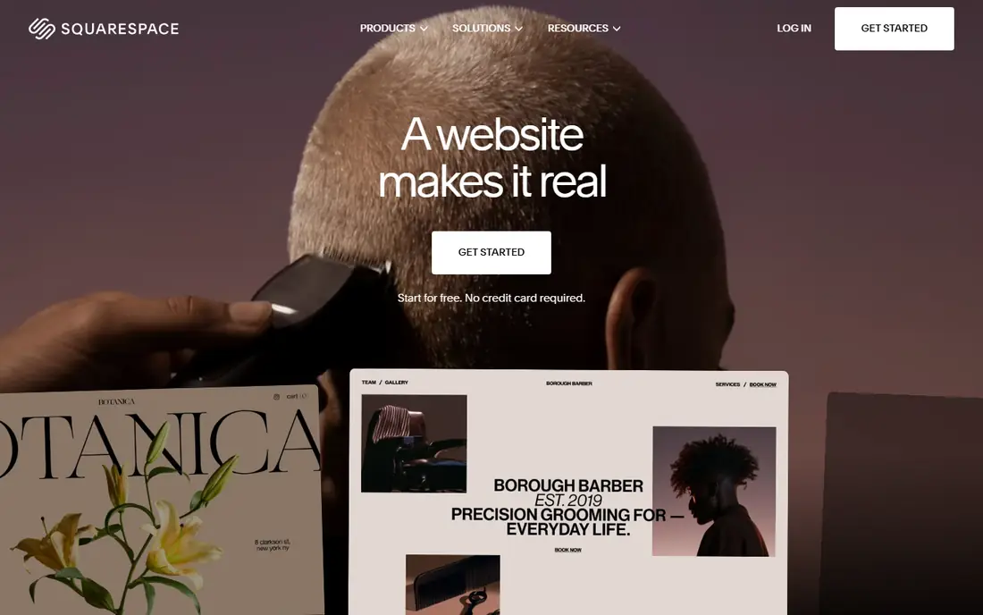Squarespace website