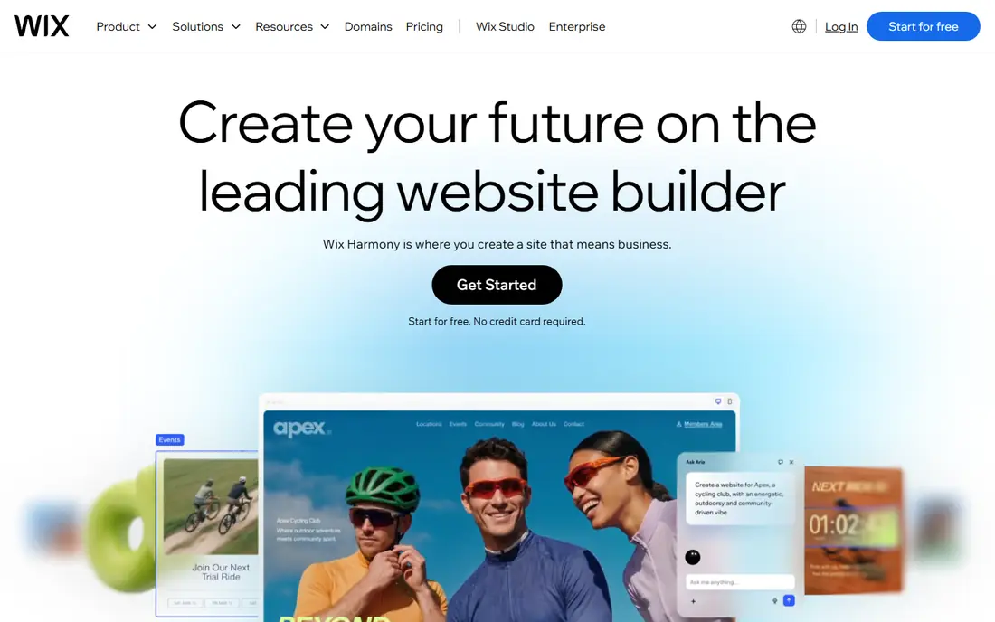 Wix website