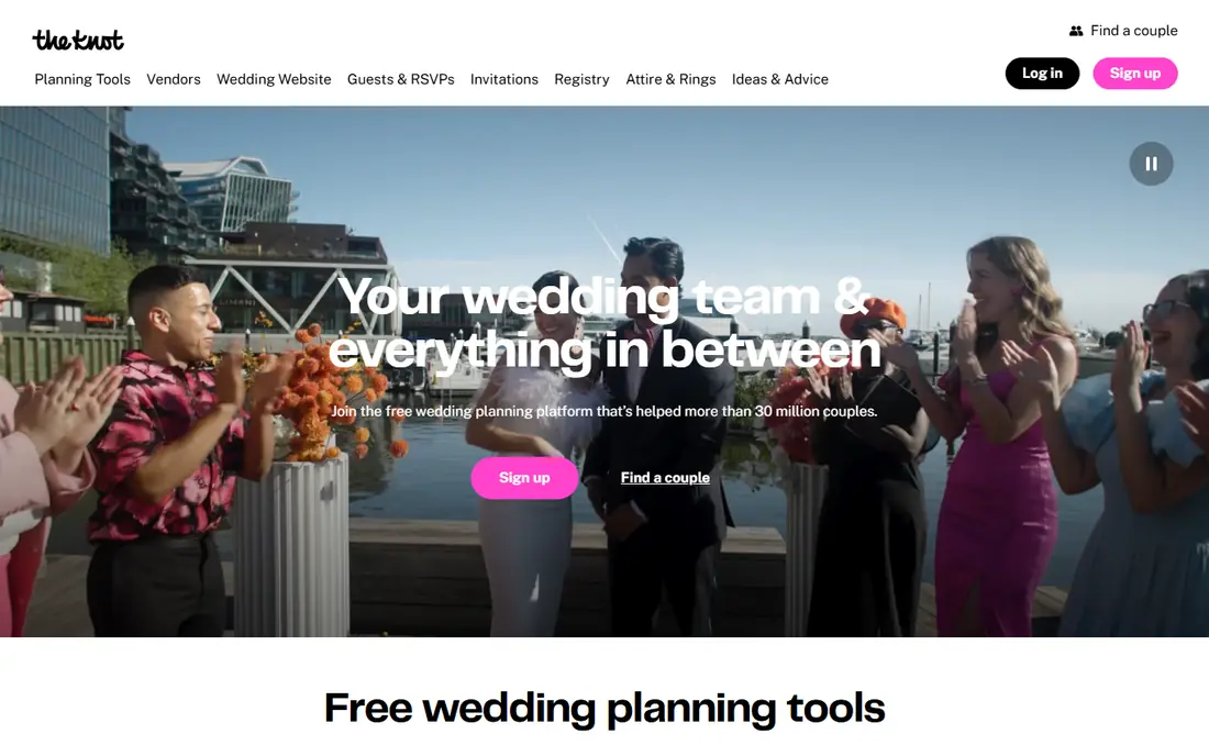 The Knot website