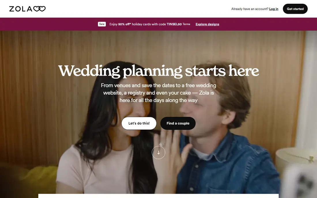 Zola website