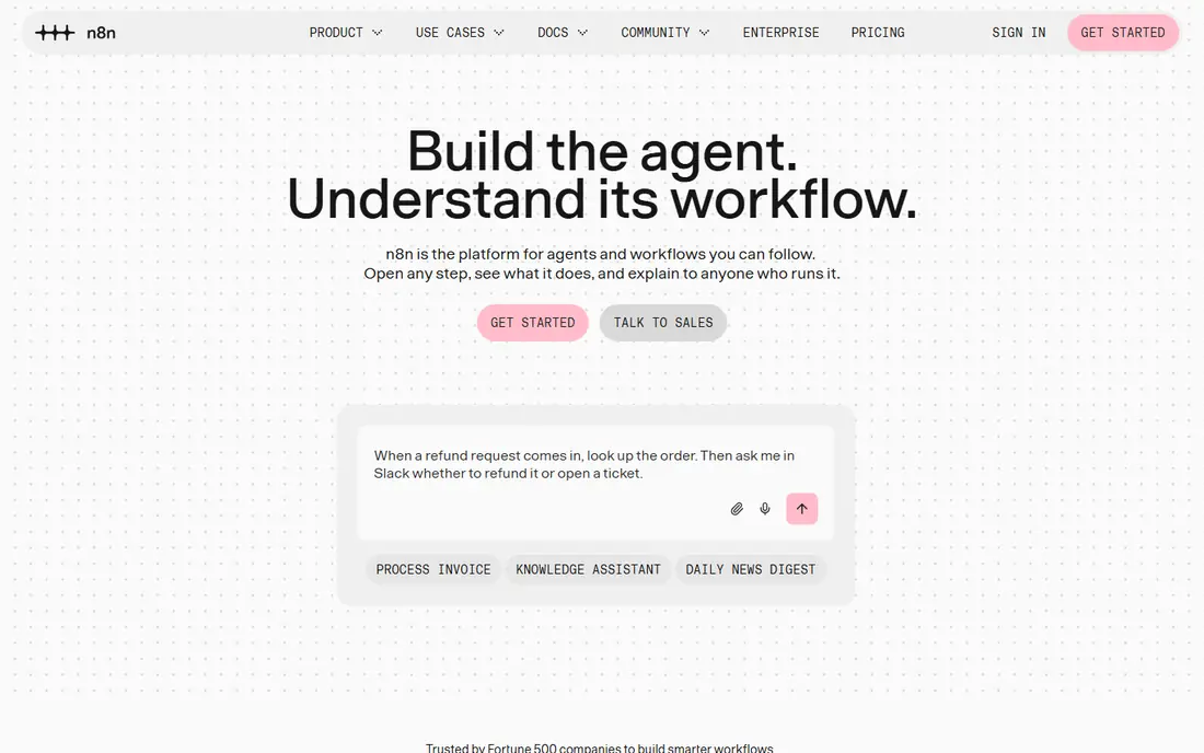 n8n website