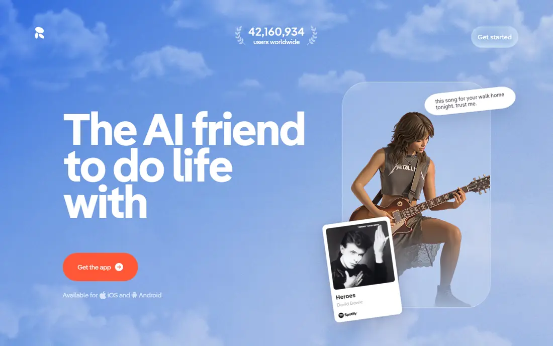 Replika website