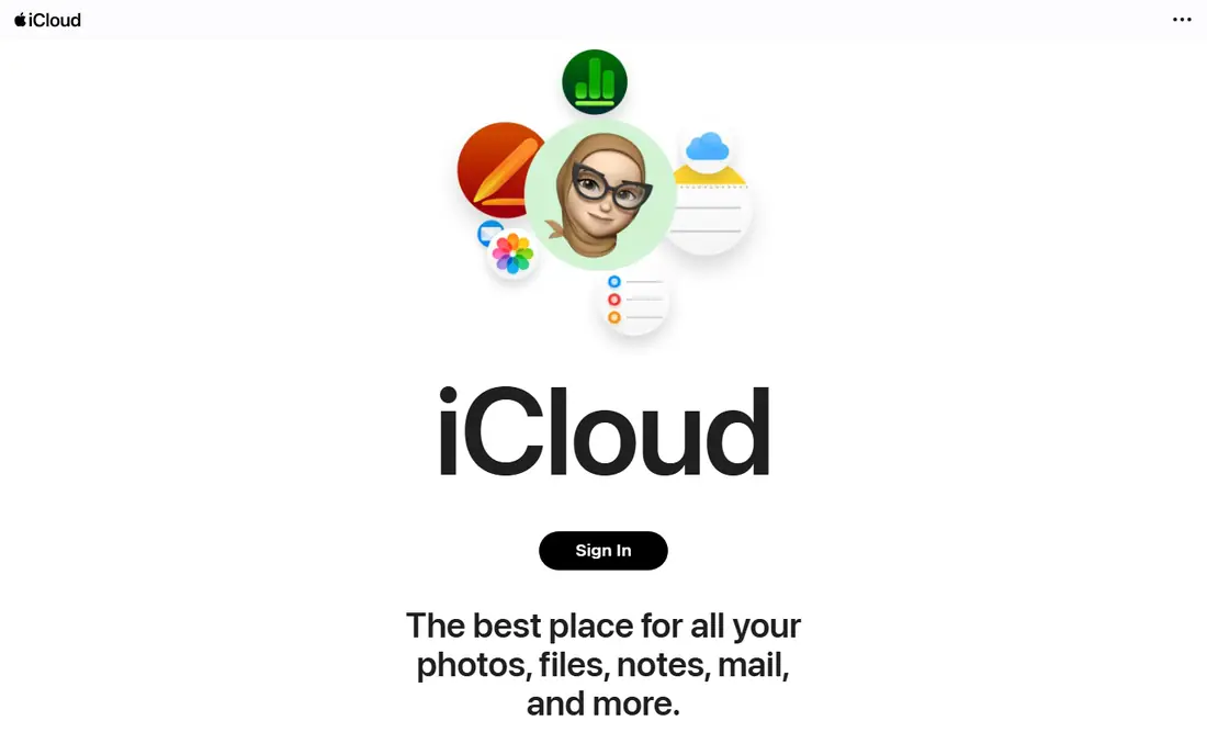 iCloud Drive website