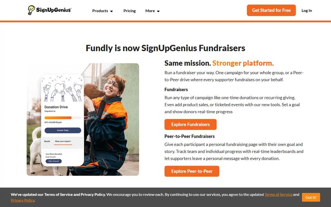Fundly website