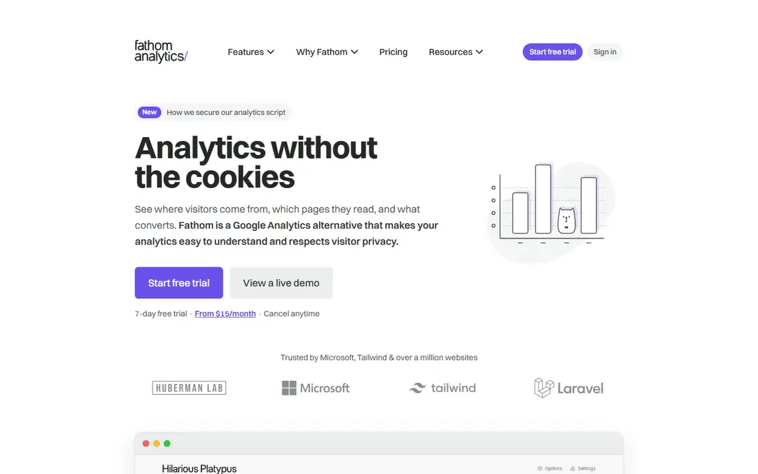 Fathom website