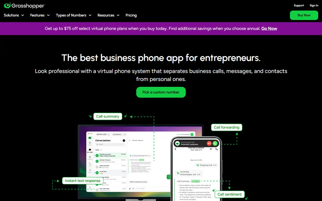 Grasshopper website