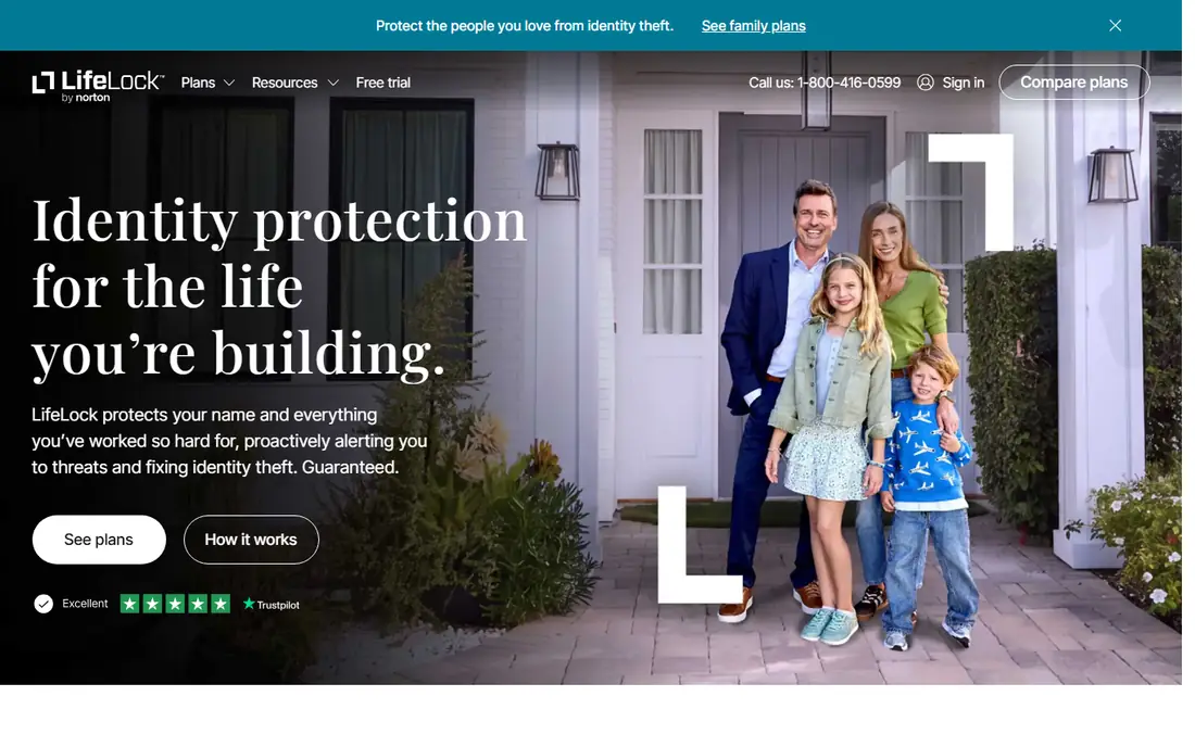 Norton LifeLock website