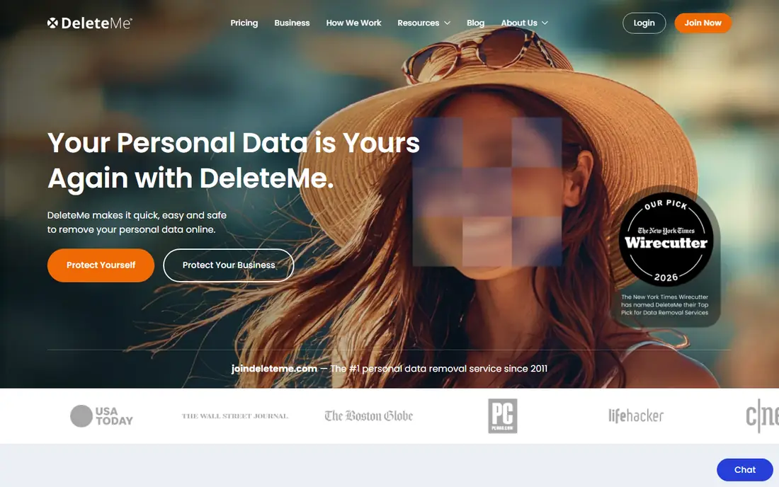 DeleteMe website