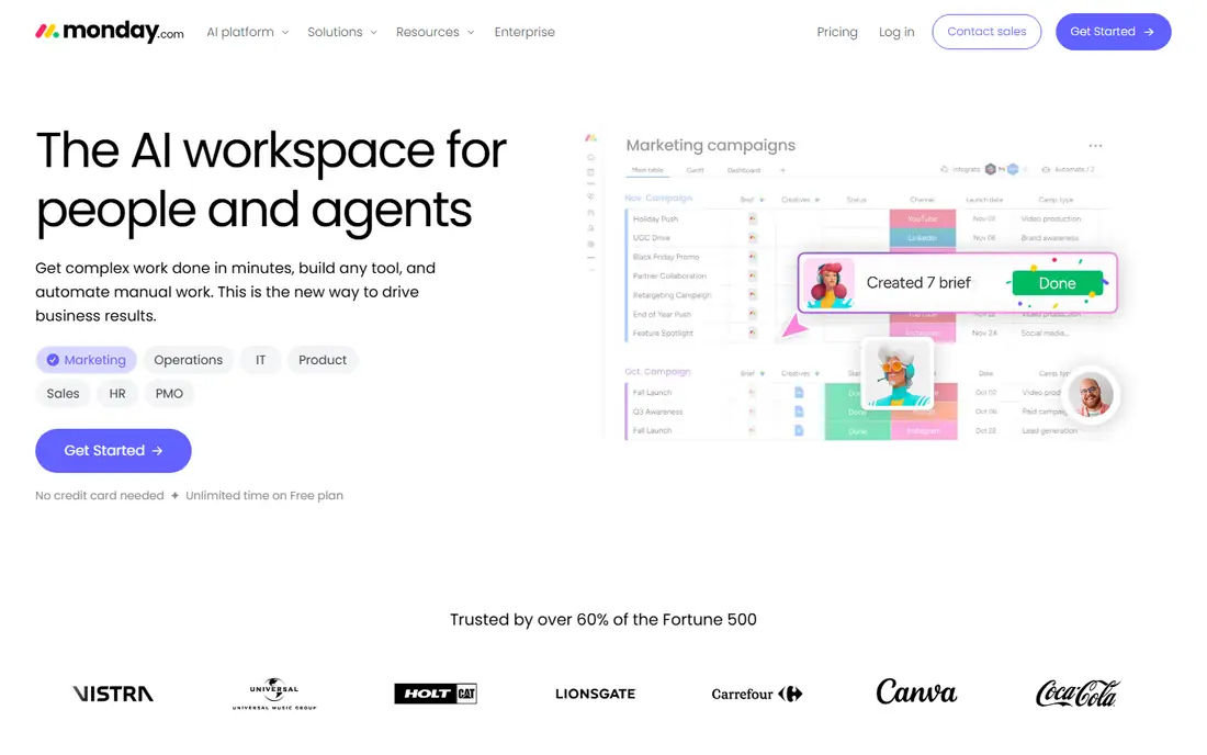 monday.com website
