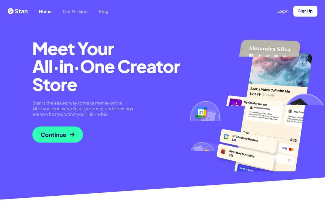 Stan Store website