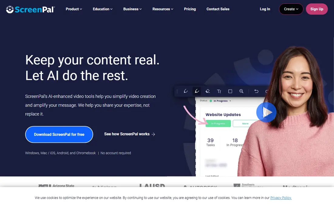 ScreenPal website