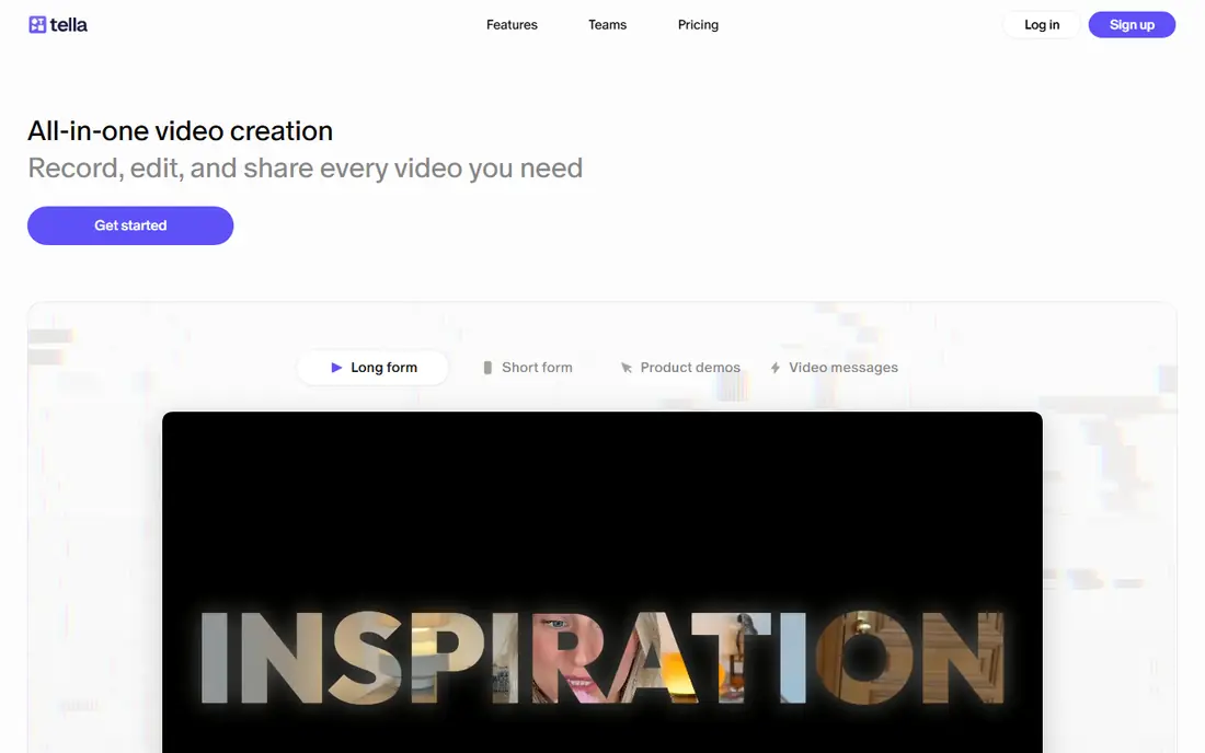 Tella website