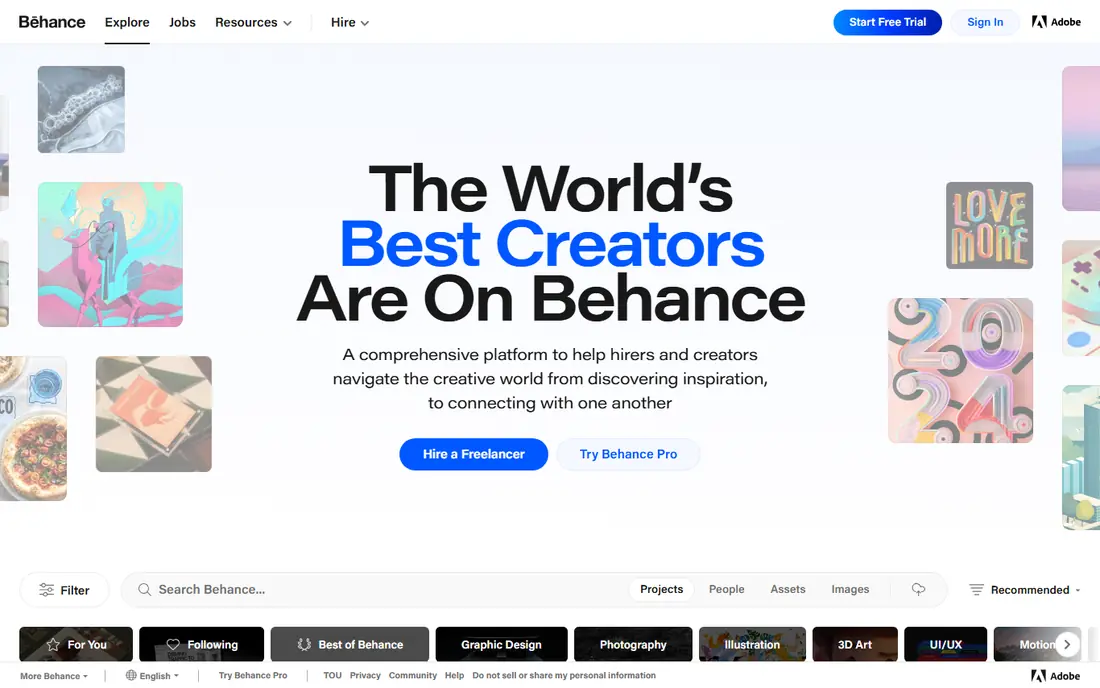 Behance website