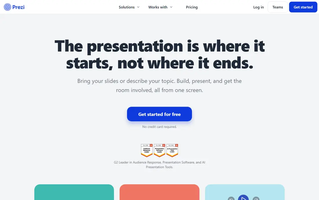 Prezi website