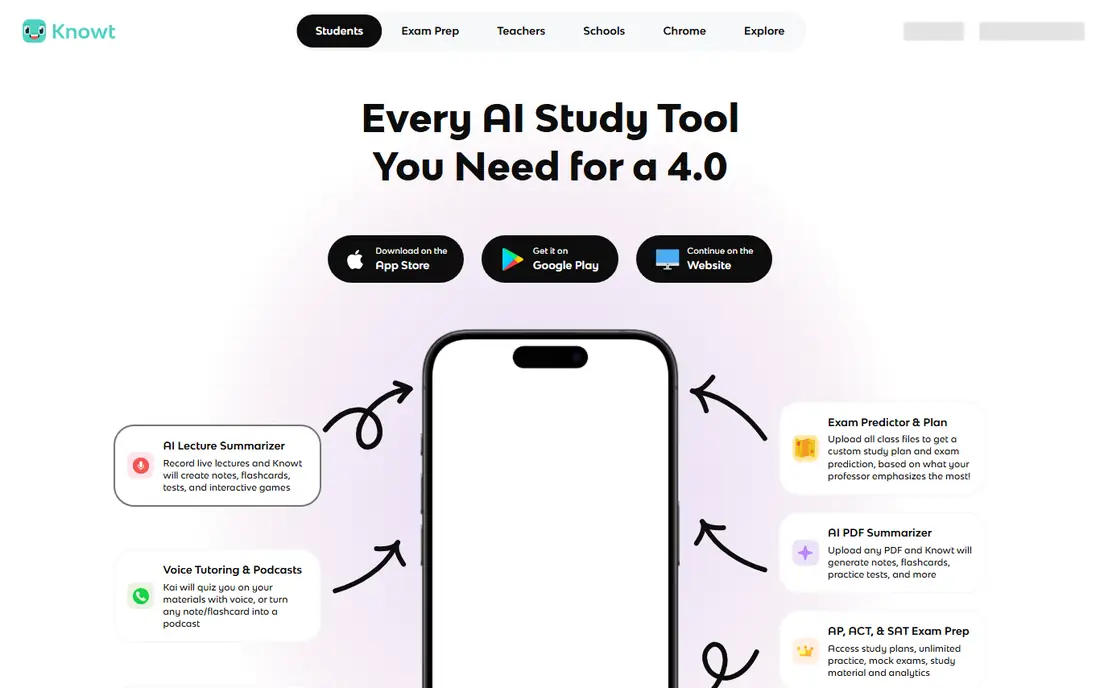 Knowt website