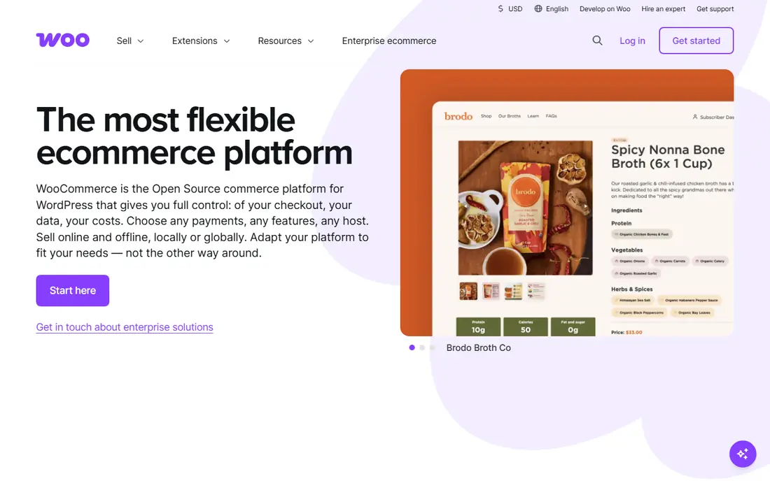 WooCommerce website