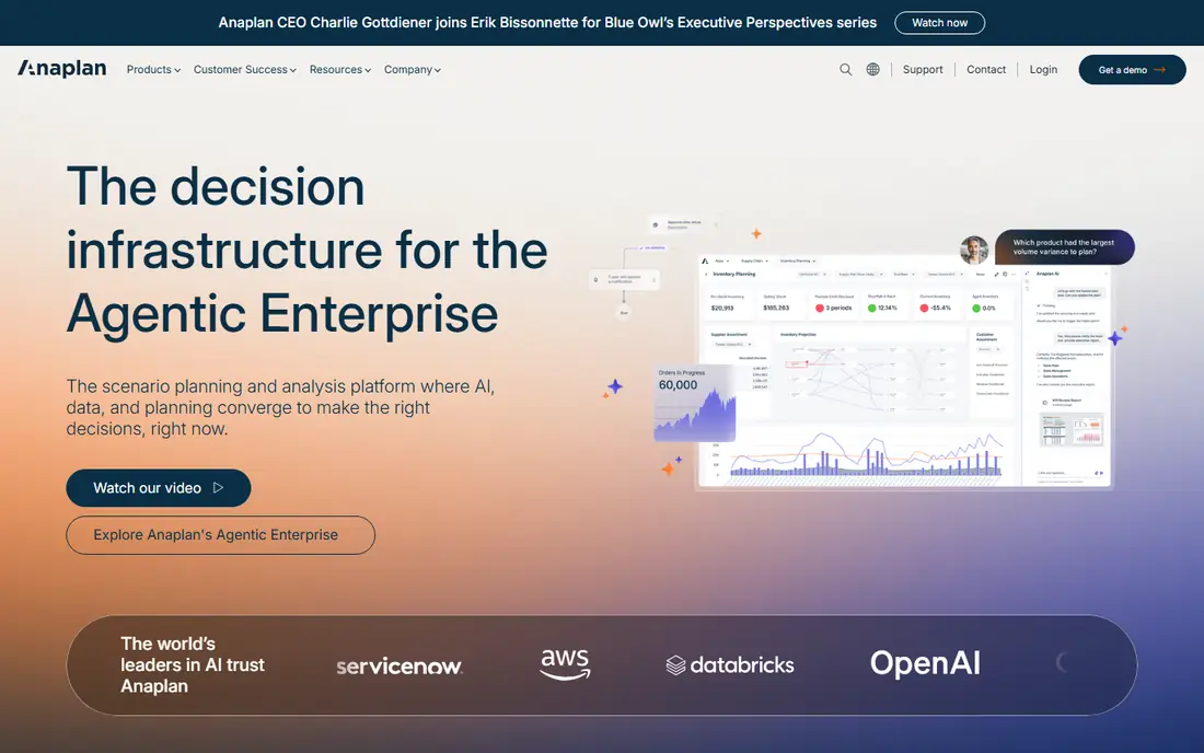 Anaplan website