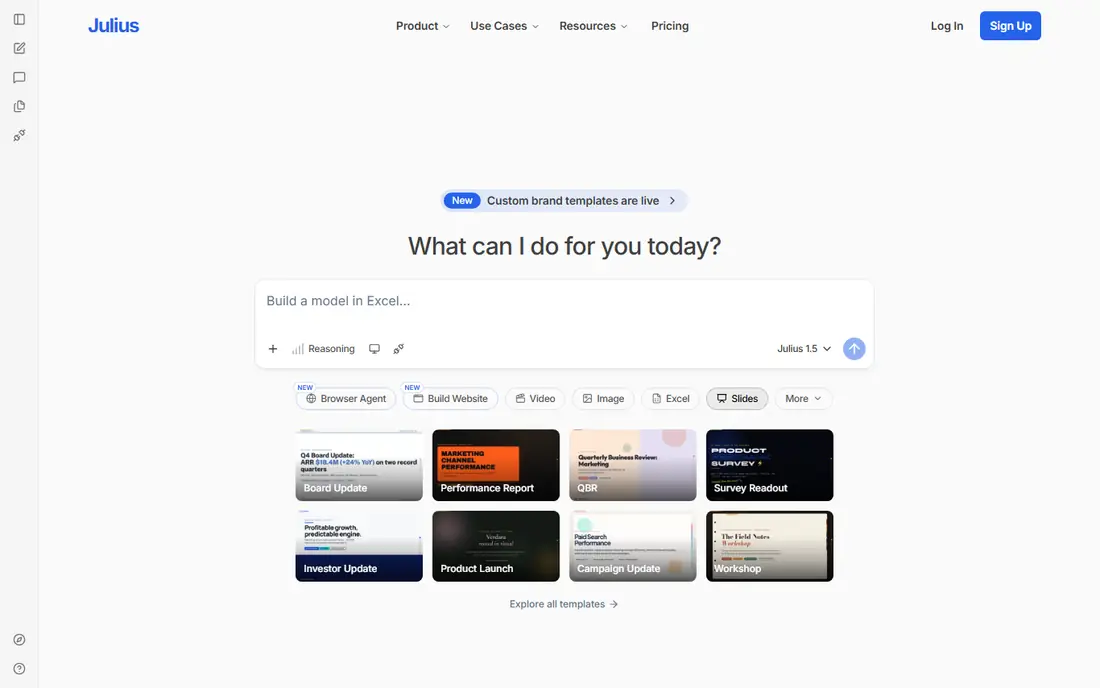 Julius website