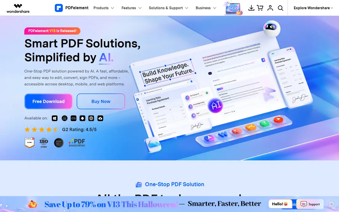PDFelement website