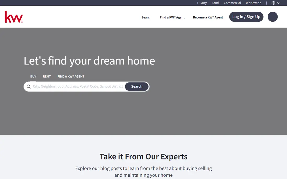 Keller Williams website