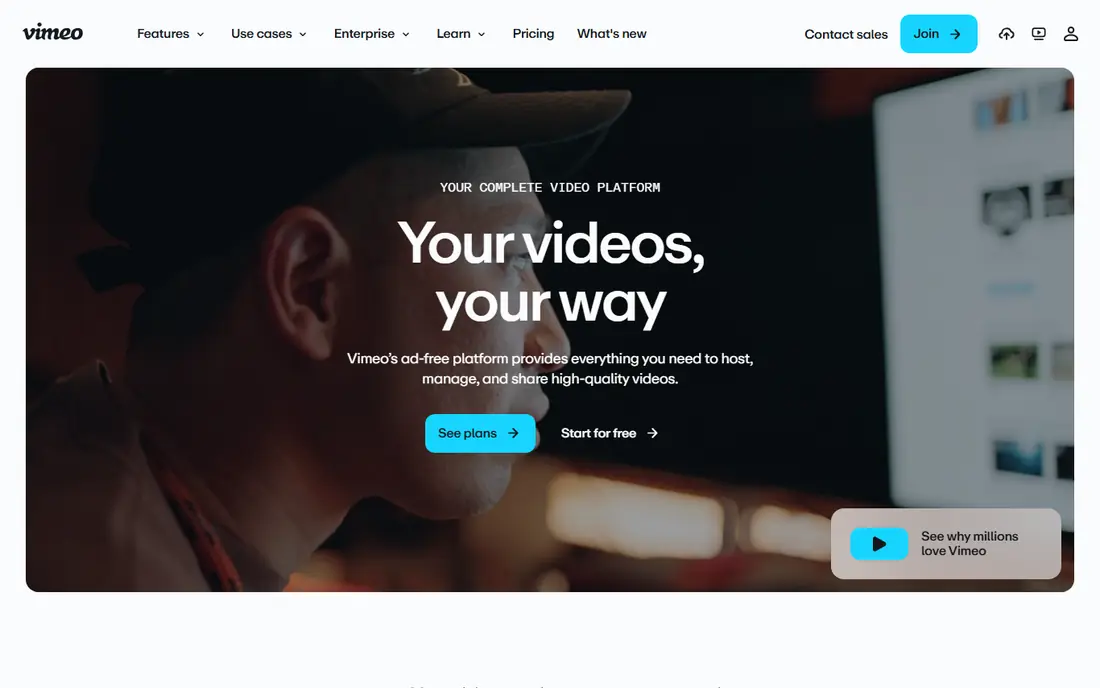 Vimeo website