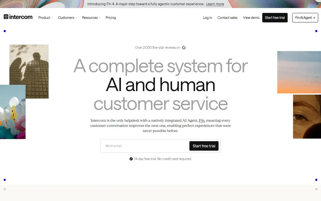 Intercom website