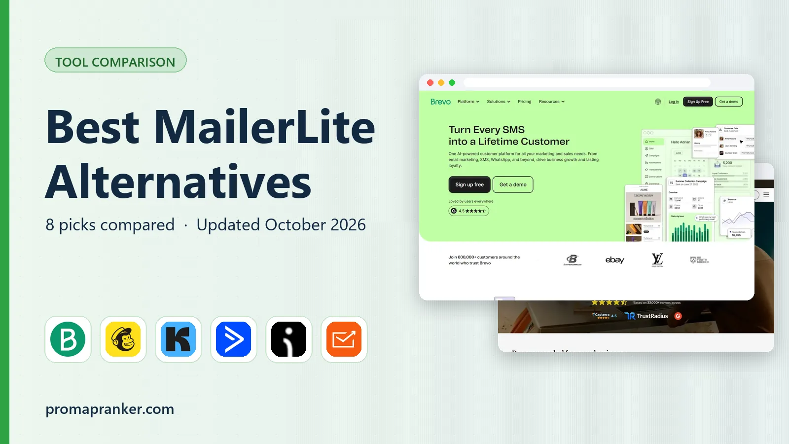 Best MailerLite Alternatives in 2026