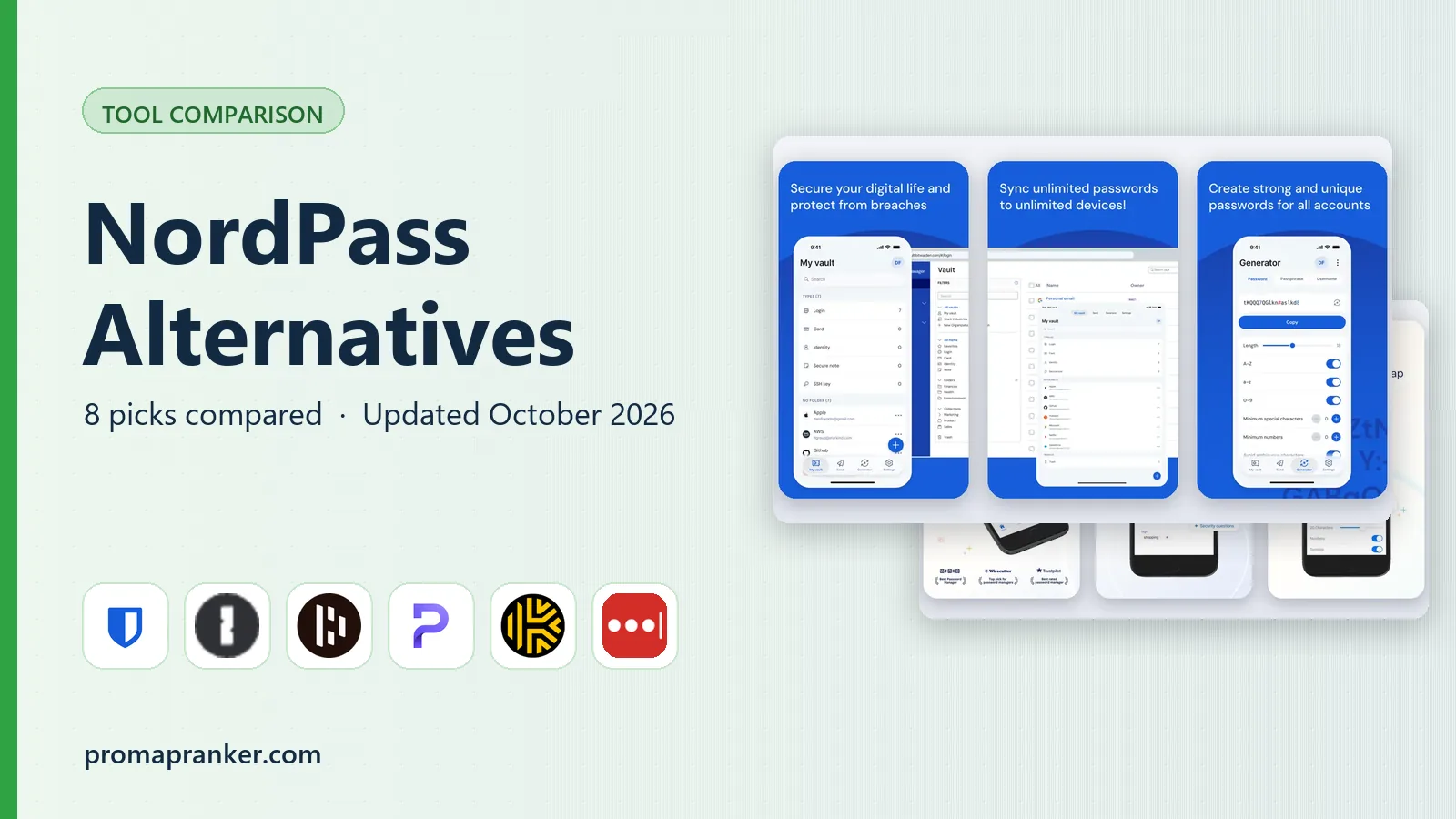 NordPass Alternatives in 2026
