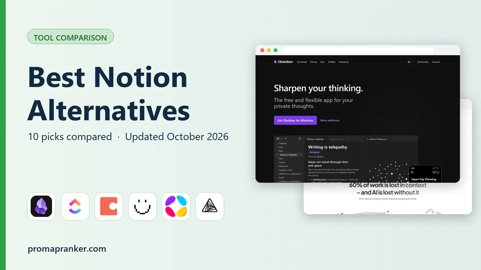Best Notion Alternatives in 2026