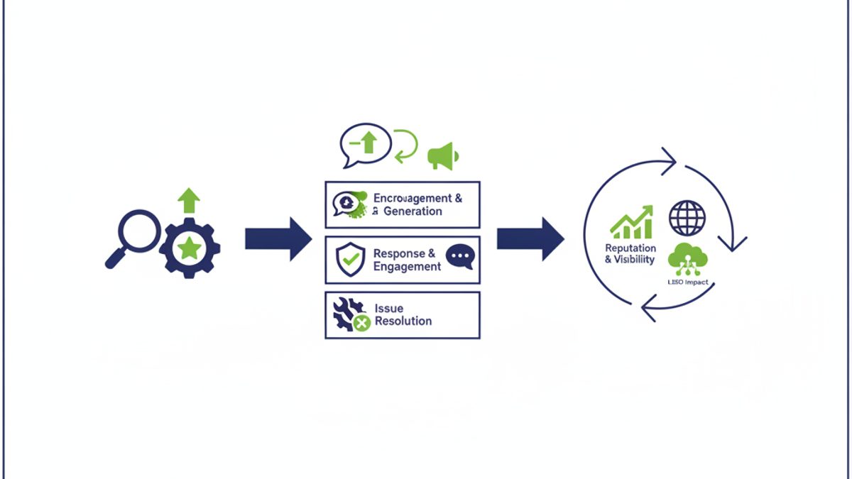 Online Review Management: A System for Reputation at Scale infographic