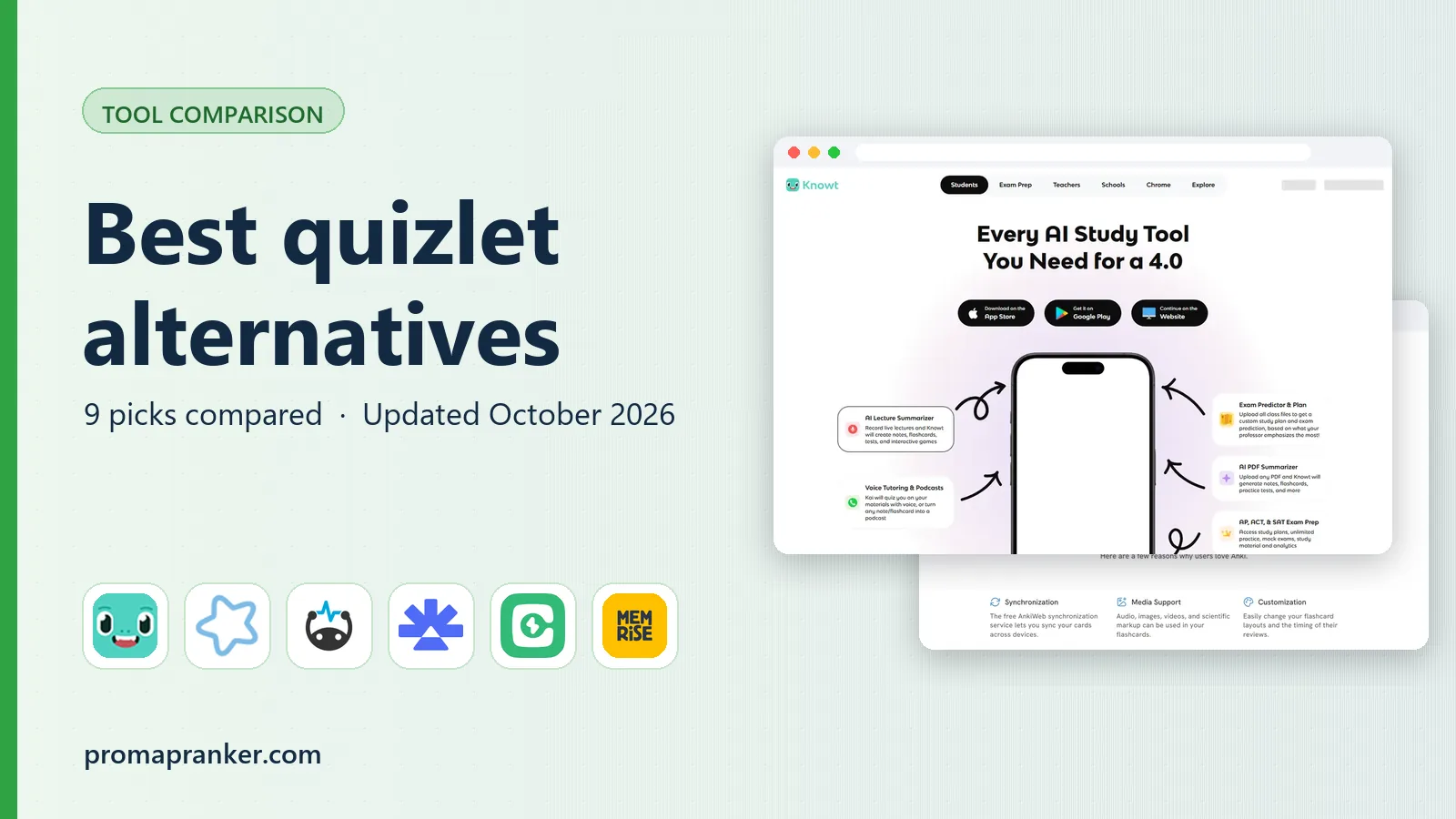 Best quizlet alternatives in 2026