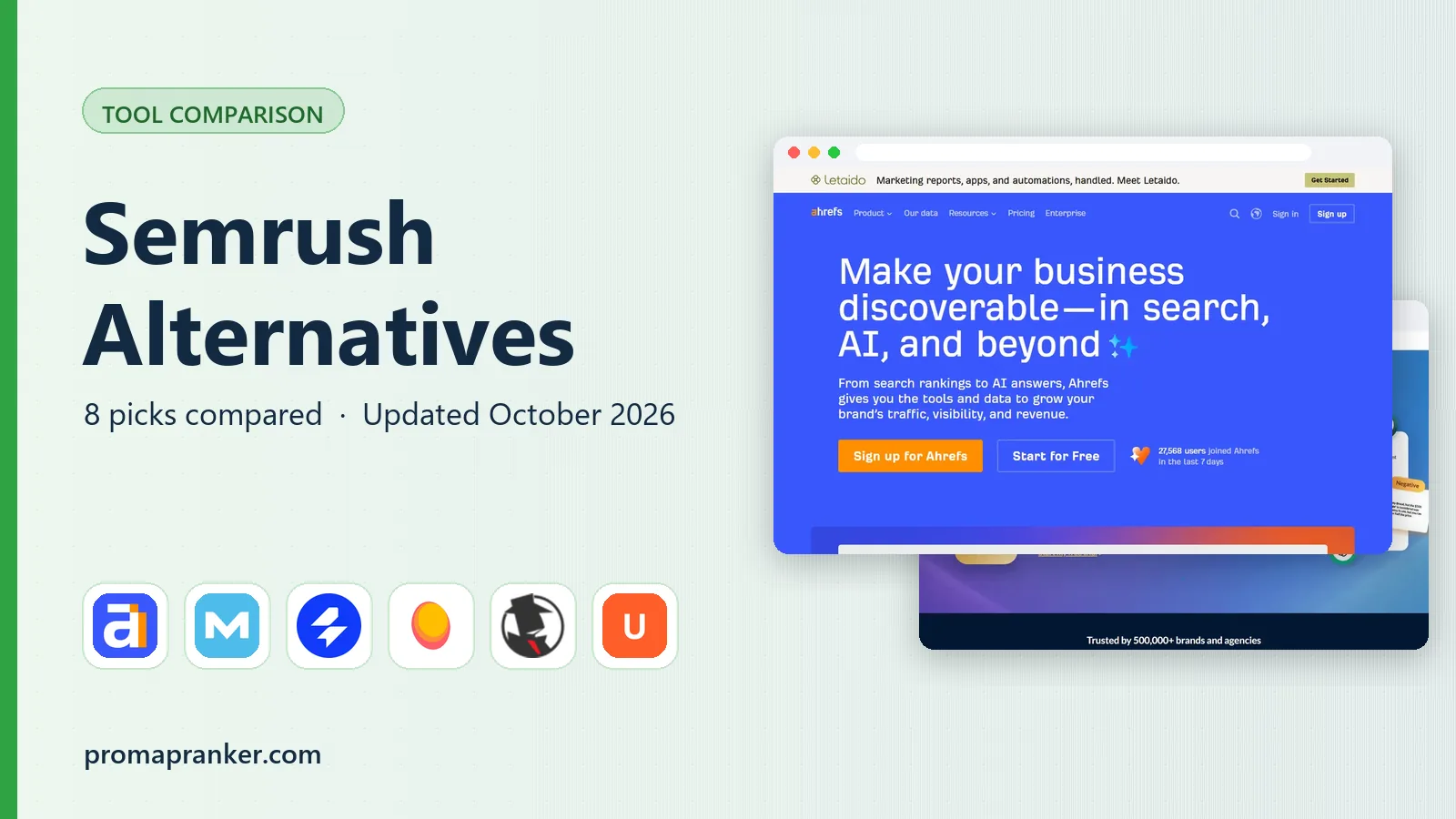 Semrush Alternatives in 2026