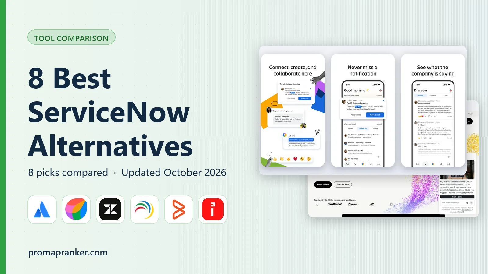 8 Best ServiceNow Alternatives for 2026