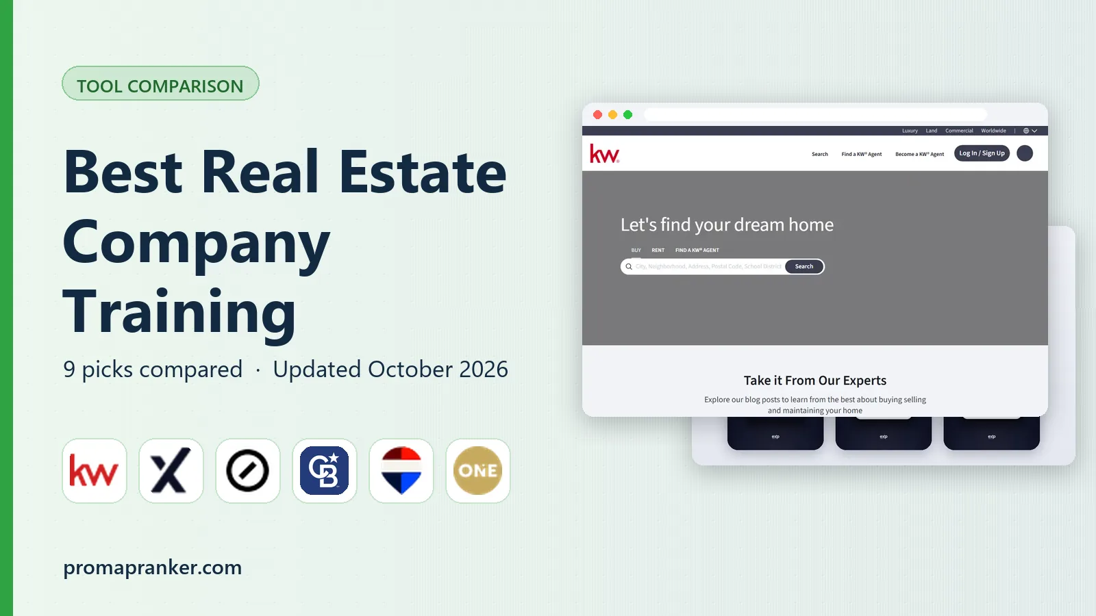 Best Real Estate Company Training in 2026