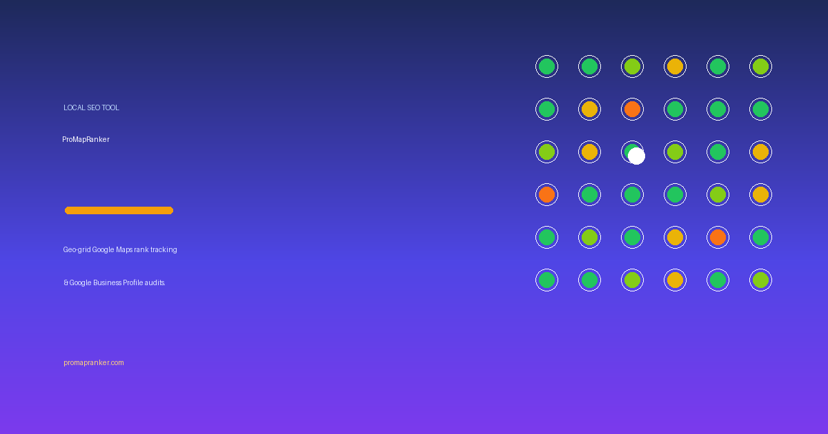Map Checkker Local Rank Tracker & Geo-Grid Map Checker | ProMapRanker
