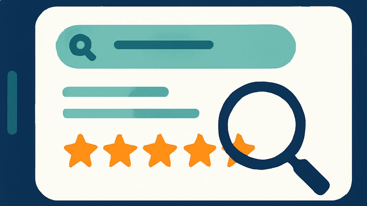 google review snippet preview for local listings